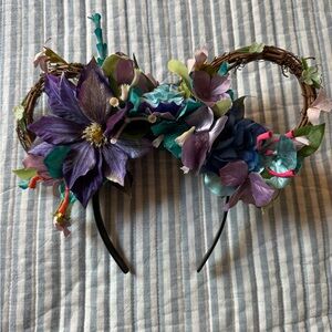 Handmade Pandora Avatar Glow in the Dark Floral Mouse Ear Headband